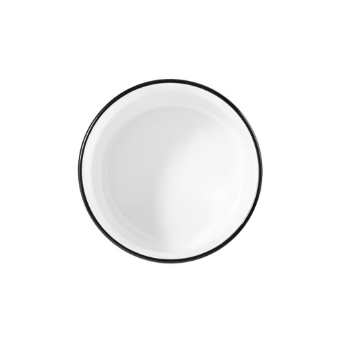 Seltmann Dipschale hoch 8 cm, rund, Form: Good Mood, Dekor: 10826 Black Line, hohe Kantenschlagfestigkeit, Made in Germany