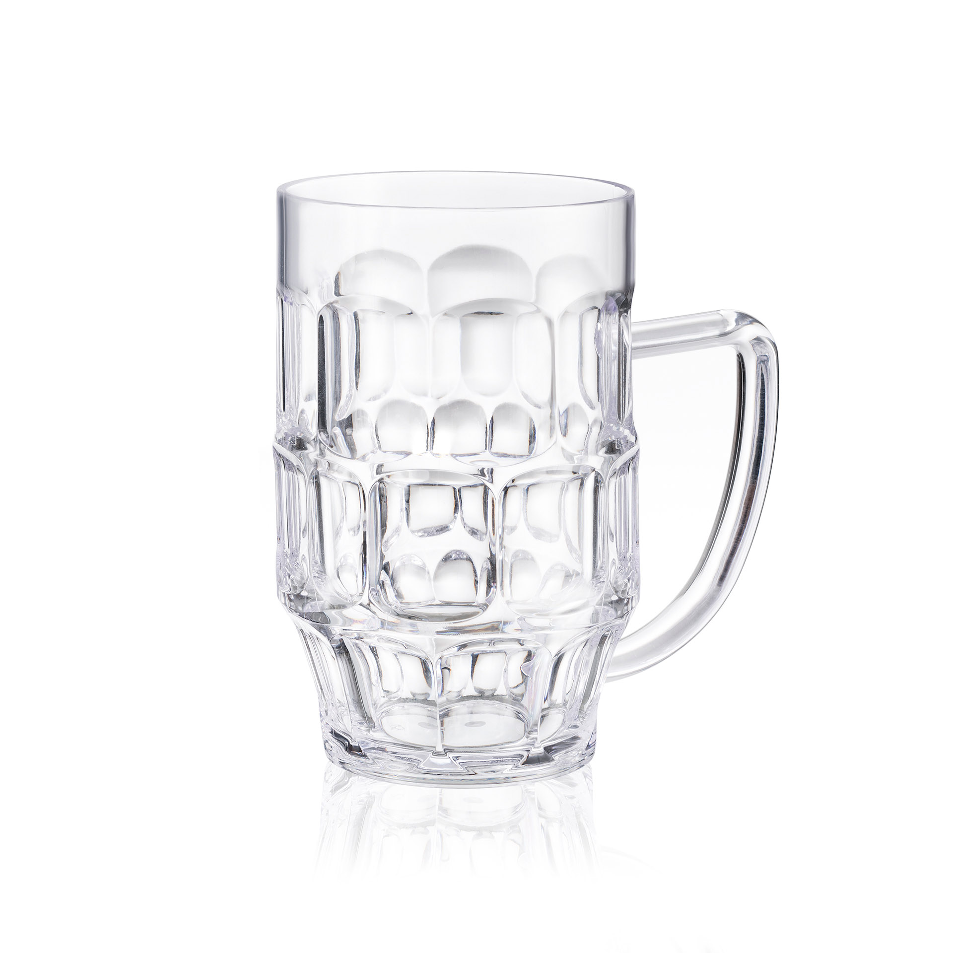 ARAVEN Bierkrug aus SAN-Kunststoff mit 700ml Füllvermögen