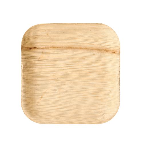 25 Teller, Palmblatt "pure" eckig 18 cm x 18 cm x 1,5 cm von PAPSTAR