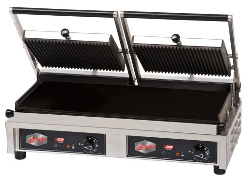 NEUMÄRKER Multi Kontakt Grill III - oben geriff./unten glatt zusätzliche Wechselplatten nicht enthalten 646x379x220 mm