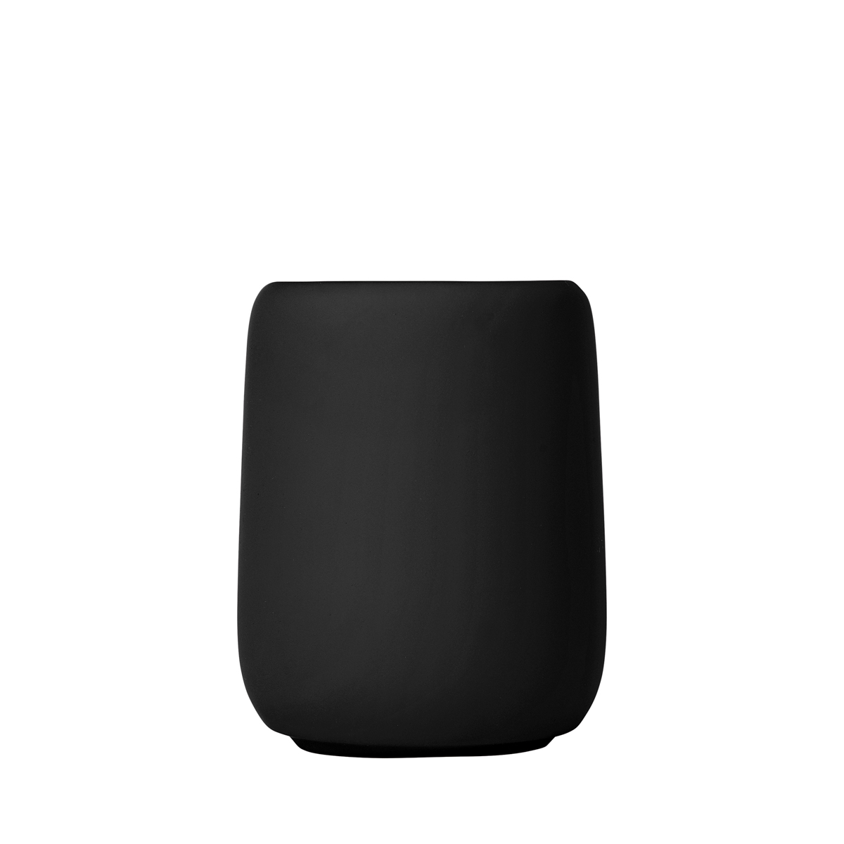 Zahnputzbecher -SONO- Black 300 ml, Ø 8,5 cm. Material: Keramik. Von Blomus.