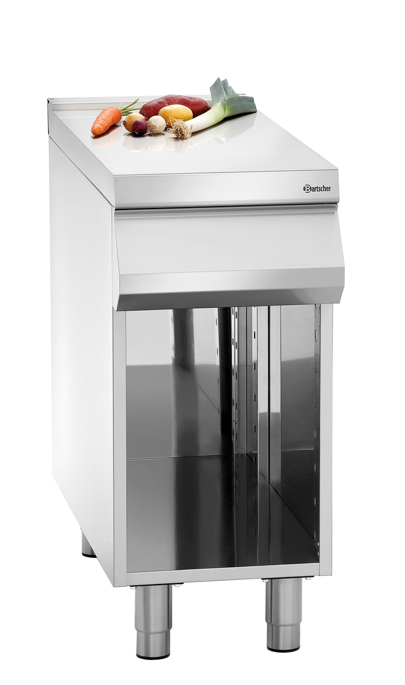 Bartscher Arbeitselement, OU | Höhenverstellbarbis: 950 mm | Maße: 40 x 90 x 90,0 cm. Gewicht:27,8 kg