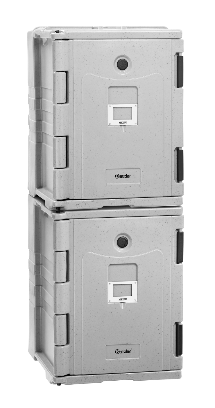 Bartscher Thermo-Transportbehälter GN110-12 | Türdoppelwandig: Nein | Maße: 65 x 45 x 63,5 cm.Gewicht: 15,8 kg