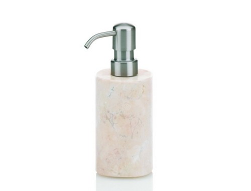 Kela Seifenspender Marble Marmor beige 17,5cm 6,5cmØ 175ml