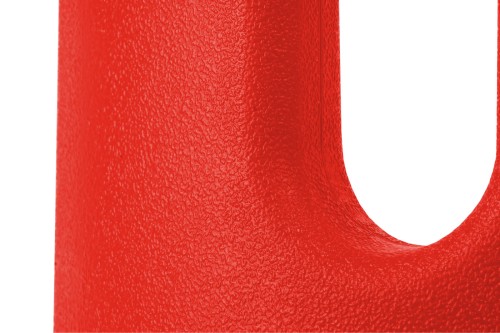 SARO Kunststoff Eckschutz 380mm hoch ROT Made in Europe - Schützen Sie Säulen, Vitrinen, Regale mit dem Eckschutz aus Edelstahl oder