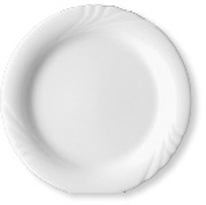 Speiseteller flach - Durchmesser 28,0 cm - Form AMBIENTE - uni weiß