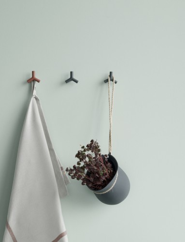 HANG-IT Haken dunkelgrau, Maße: 45 x 45 x 45 mm