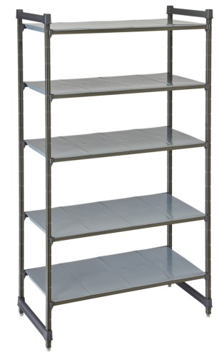 Geschlossene Grundeinheit, 190 kg pro Fachboden, 800 kg für eine Einheit mit 5 Fachböden - Abmessungen in cm 46x91.5x214cm von Cambro