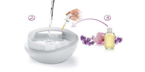 Ultraschall-Luftbefeuchter FANCY HOME, Rose