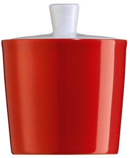 Zucker-/Marmeladentopf 0,23 l. Form Tric - hot (rot)