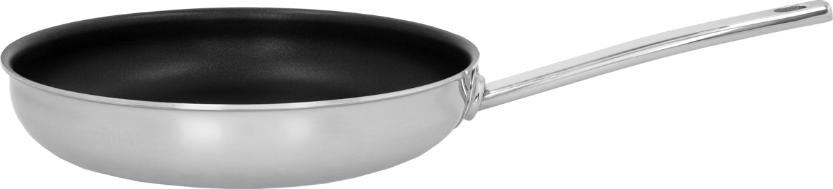 Bratpfanne, 28 cm, 18/10 Edelstahl, rund, Serie: Ecoline 5. Marke: Demeyere