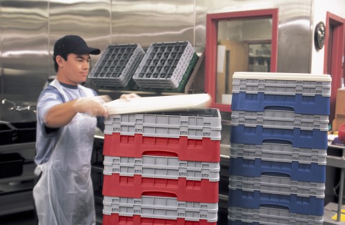 Basiskorb Camrack® mit 2 Extender von Cambro