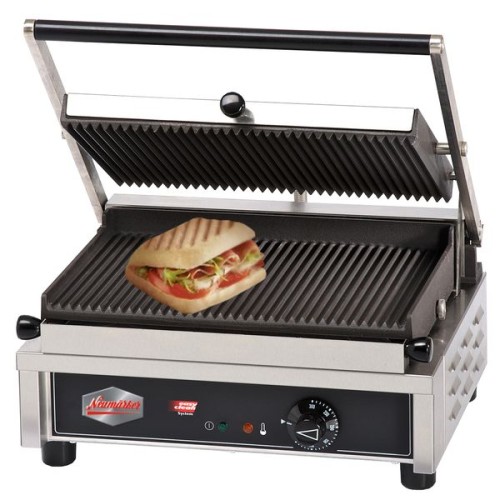 NEUMÄRKER Multi Kontakt Grill II - oben/unten geriffelt zusätzliche Wechselplatten nicht enthalten 416x379x220 mm