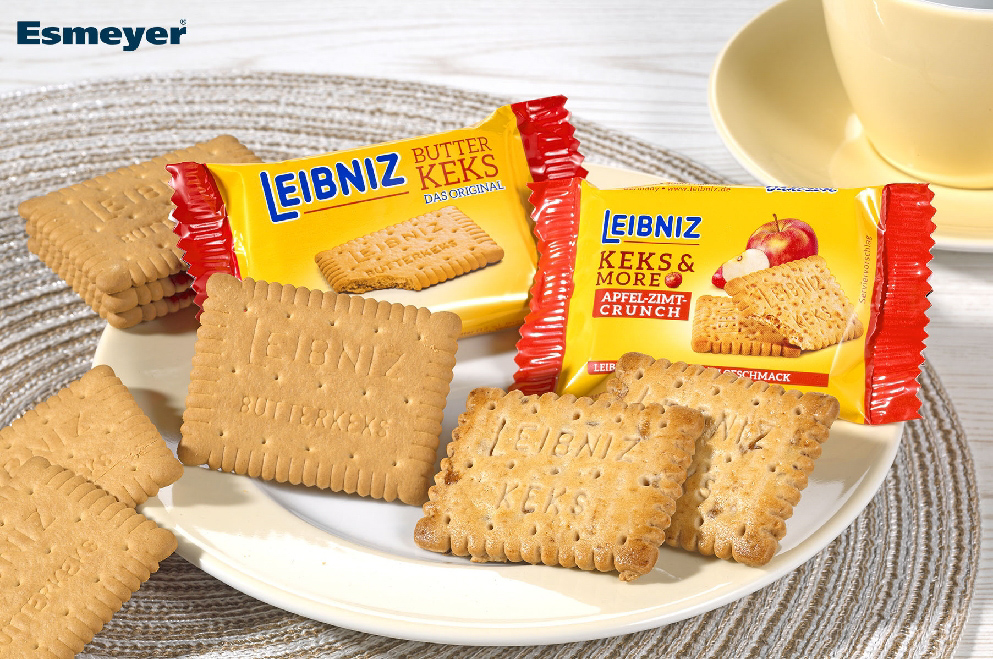 Leibniz Butterkeks, Inhalt: 96 Packungen à 3 Stück je Karton.