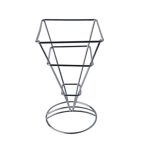 Halter, Metall eckig 17,5 cm x 9,3 cm x 9,3 cm für Spitztüten von PAPSTAR