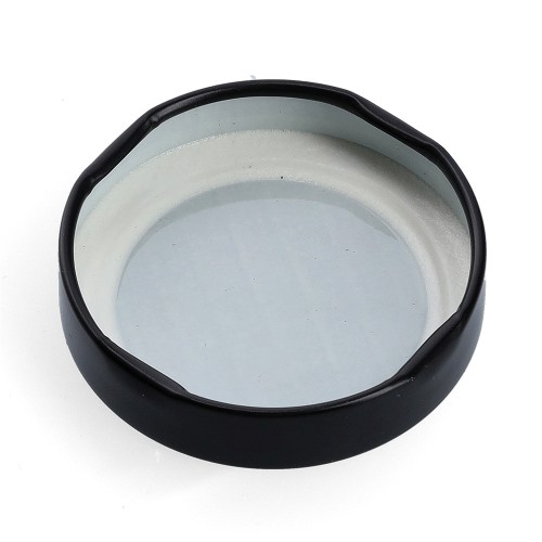 Gewürzglas m. Metalldeckel, 150 ml, schwarz / Maße: Ø 6,1x8,2 cm