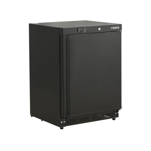 SARO Lagertiefkühlschrank - schwarz, Modell HT 200 B - Material: (Gehäuse) Stahl einbrennlackiert, schwarz; (Innenraum)