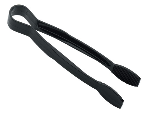 Schwarze Flache Zange 23 cm von Cambro