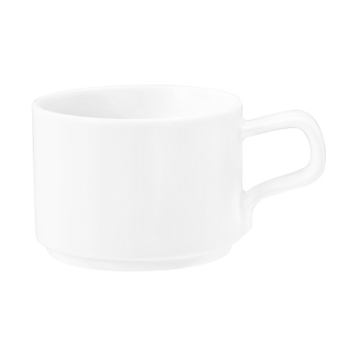 Seltmann Obere zur Kaffeetasse 0,18 l, rund, Form: Good Mood, weiss, hohe Kantenschlagfestigkeit, Made in Germany