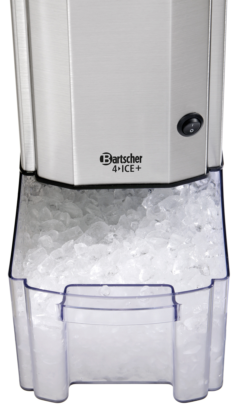 Bartscher Eiscrusher 4ICE+ | Produktion max.: 15kg / Std. | Maße: 17,2 x 29 x 46,0 cm. Gewicht:3,5 kg