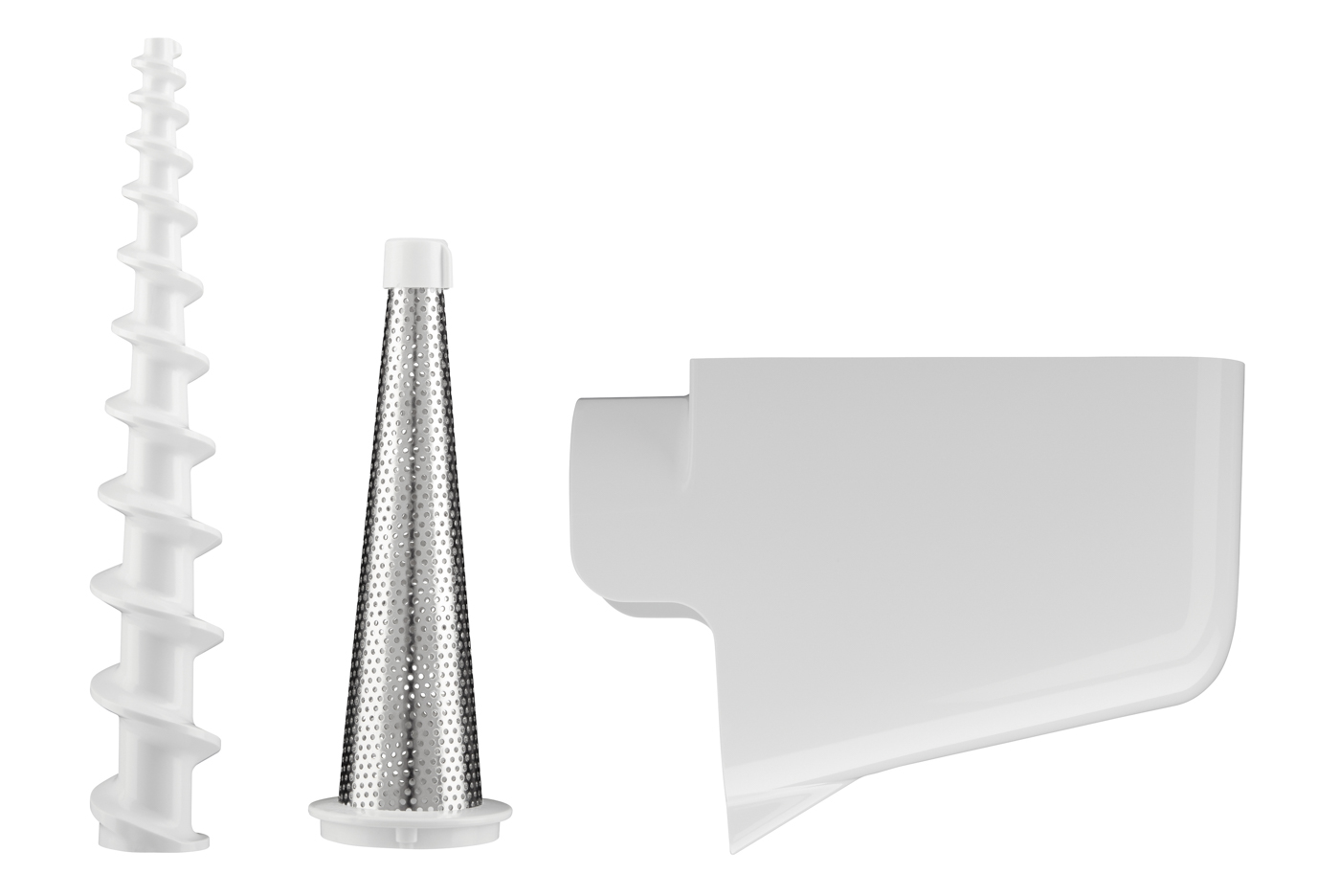 Bartscher Passier und Püriervorrichtung zu KA | Passend zur KitchenAid: 5KPM5EWH ,Heavy Duty 5KSM7591X | Maße: 26 x 9,5 x 160 cm. Gewicht: 0,7