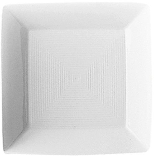 Loft II Weiss Platte eckig 22 cm