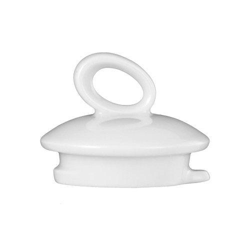Seltmann Deckel zur Kaffeekanne 1,25 l, rund, Form: Trio, weiss, hohe Kantenschlagfestigkeit, Made in Germany
