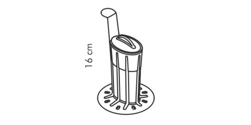 Becher für Eisglasur BAMBINI, grün