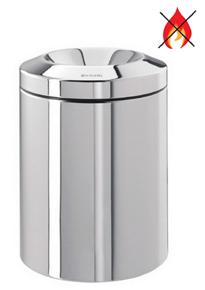 Brabantia Sicherheits-Papierkorb LE TUBE