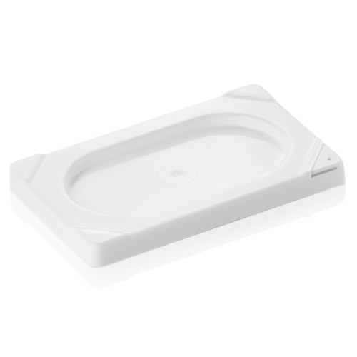 GN 1/9 Deckel, BPA frei, Deckel fest schließend, Behälter und Deckel können mit HACCP Clips farbig markiert werden, mit Skalierung.