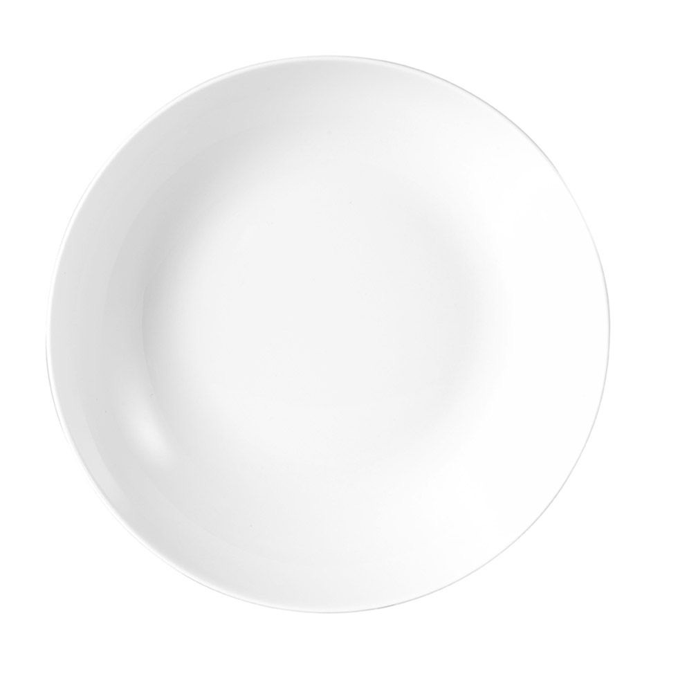 Schüssel ISTA, Durchm. 14 cm, von caterado, aus weißem Porzellan. Made in Europe. Höhe 4,8 cm.