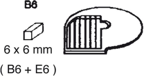 NEUMÄRKER Raffeleinsatz (für Stifte) B 6 für Multi-Gemüse-Schneider