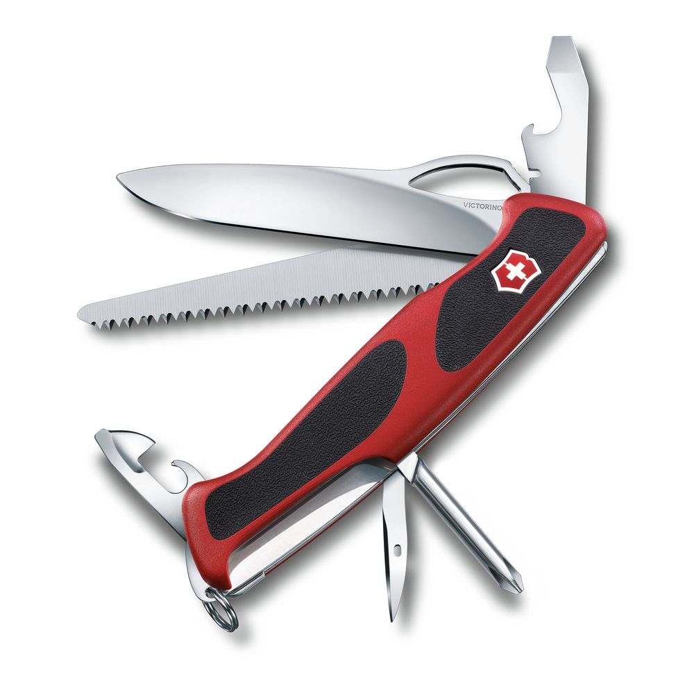 Victorinox RangerGrip Taschenmesser 78, 130mm, 2K, rot/schwarz, in Blister