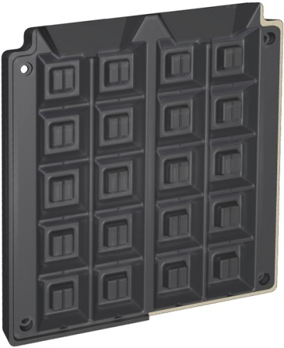 NEUMÄRKER Waffo-Biss Backplattensatz für Helios Vertikal-Backsystem