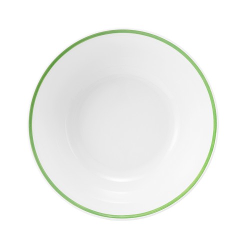 Seltmann Schüssel rund 24 cm, rund, Form: Community, Dekor: 57394 Pinselband 7, hohe Kantenschlagfestigkeit, Made in Germany