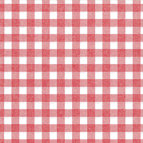 50 Servietten "ROYAL Collection" 1/4-Falz 40 cm x 40 cm rot "Vichy Karo" von PAPSTAR