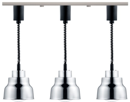 NEUMÄRKER 3-fach Wärmestrahler chrom 940 x 225 x 900 mm