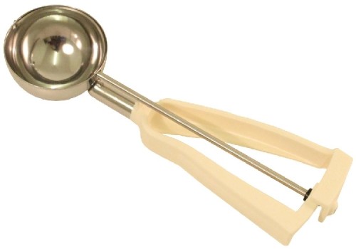 Bonzer® Litegrip Portionierer elfenbein Edelstahl Größe 10 (9,6cl)