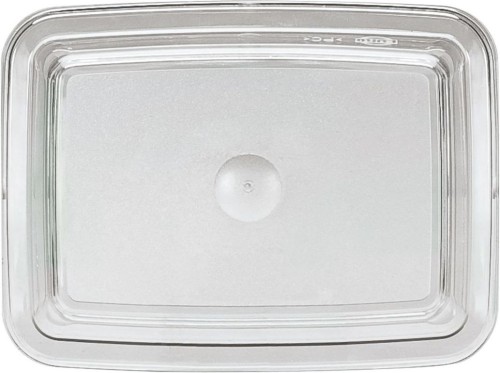 Schönwald Kunststoffdeckel aus Polycarbonat, eckig, klar, durchsichtig