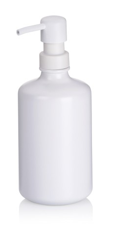 Seifenspender Leonie Keramik weiß 20,0 cm 8,5 cm Ø 500,0 ml von Kela