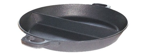 NEUMÄRKER Großraumpfanne Ø 650 mm mit 2-Teilung Ø 650 x h 70 mm