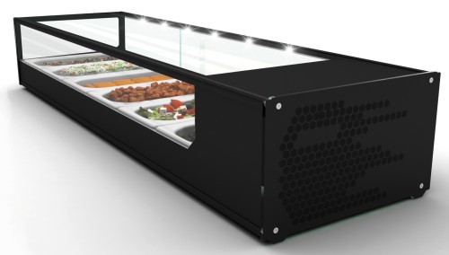 Neumärker Kühlvitrine Logic 6, 6x 1/3 GN x 40 mm