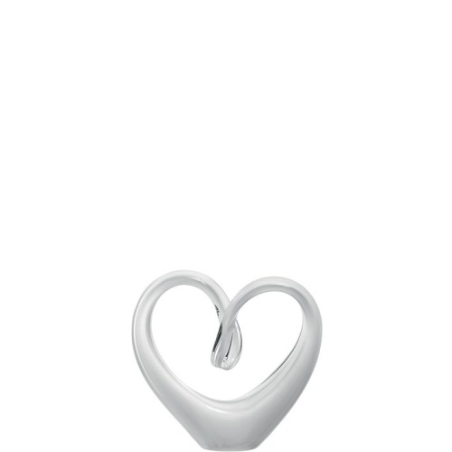 Skulptur Herz 10 weiß Emozione - Leonardo