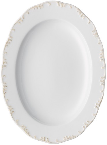 Monbijou Staffage gelb Platte 24 cm