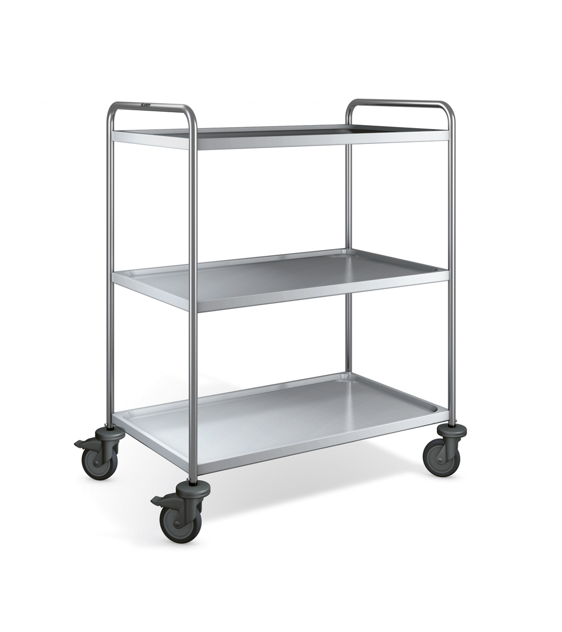 Blanco Servierwagen  SW 10x6-3 Basic GDD Servierwagen mit 3 Borden aus rostfreiem Edelstahl mit größerem Bordabstand