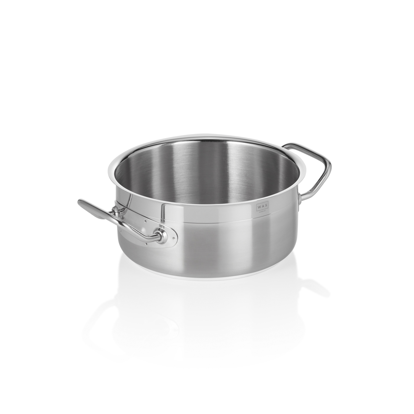 Bratentopf Cookware 21, Ø 20 cm, Chromnickelstahl 18/10 Flache Ausführung