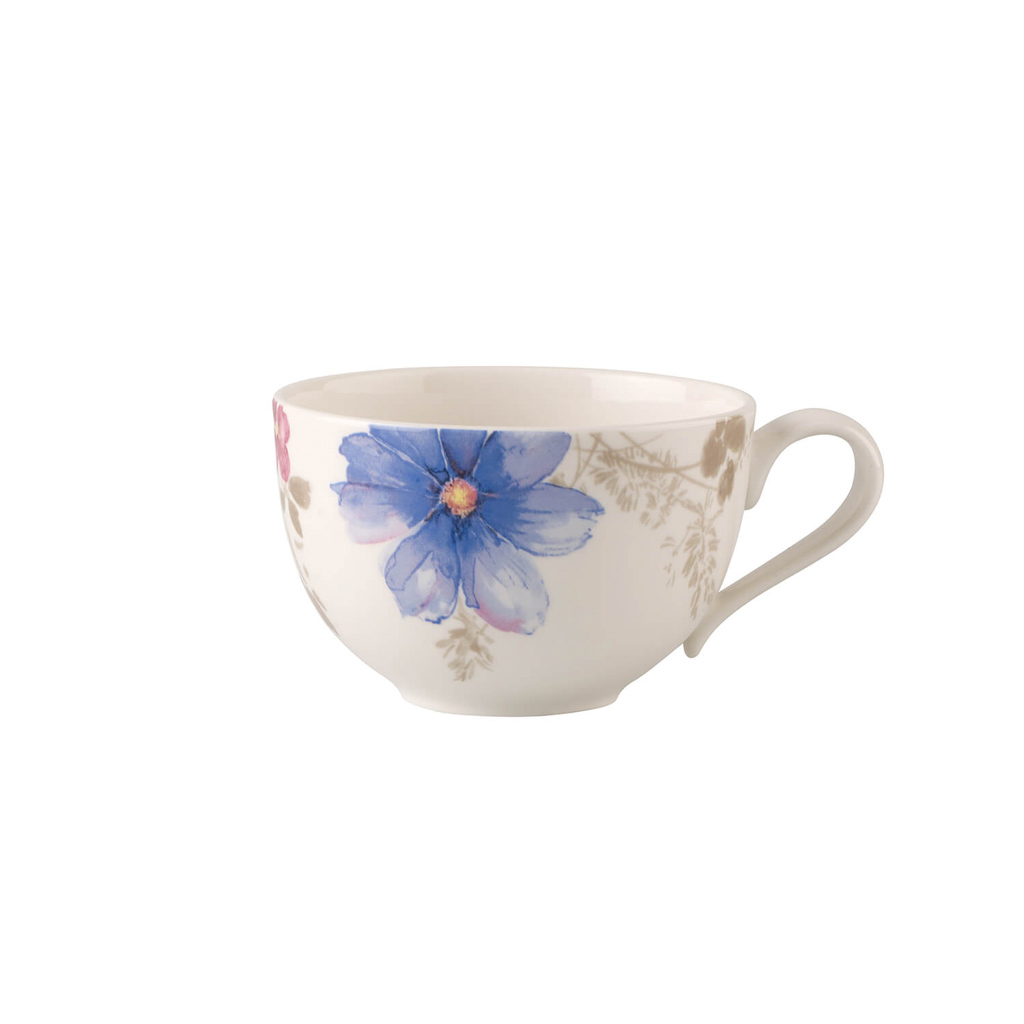 Villeroy und Boch Frühstücksobertasse - Maße: 14,2 x 11 x 7 cm / Ser.: Mariefleur Gris Basic
