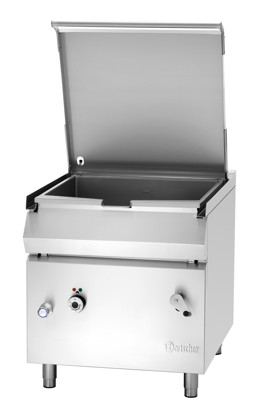 Bartscher Kippbratpfanne 900 E87LHK | Frequenz:50/60 Hz | Maße: 80 x 90 x 90,0 cm. Gewicht: 150 kg