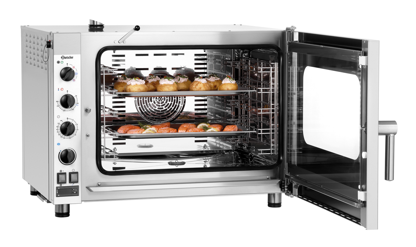 Bartscher Kombidämpfer Silversteam 5111M |Temperaturbereich bis: 280 °C | Maße: 93 x 90 x79,0 cm. Gewicht: 82,3 kg