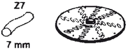 NEUMÄRKER Reibscheibe Z 7 für Multi-Gemüse-Schneider